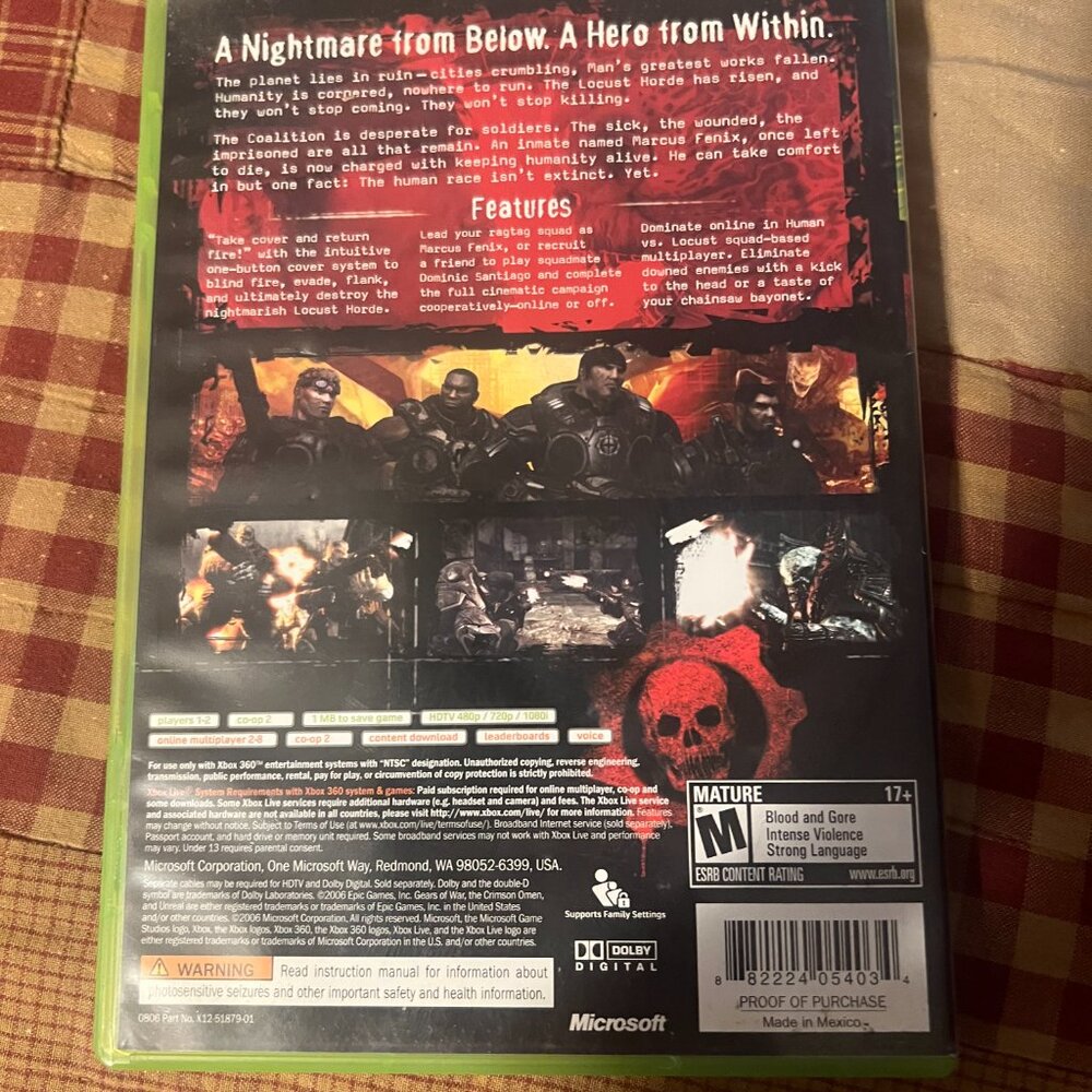 Gears of war for 360 - Picture 2 of 3